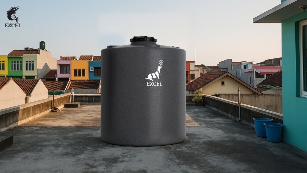Tandon Air 2000 Liter dari EXCEL, Cocok untuk Rumah dan Usaha